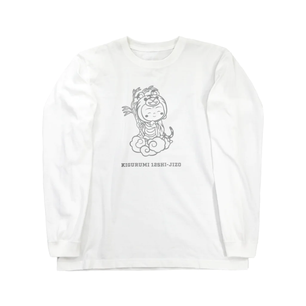 着ぐるみ地蔵 by SoReNa186の着ぐるみ 寅地蔵（雲）ｰTｰ ロングスリーブTシャツ