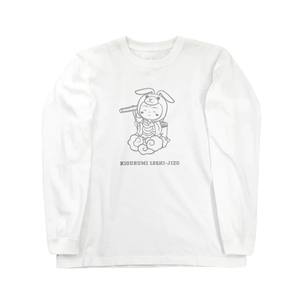 着ぐるみ地蔵 by SoReNa186の着ぐるみ 卯地蔵（雲）ｰTｰ Long Sleeve T-Shirt