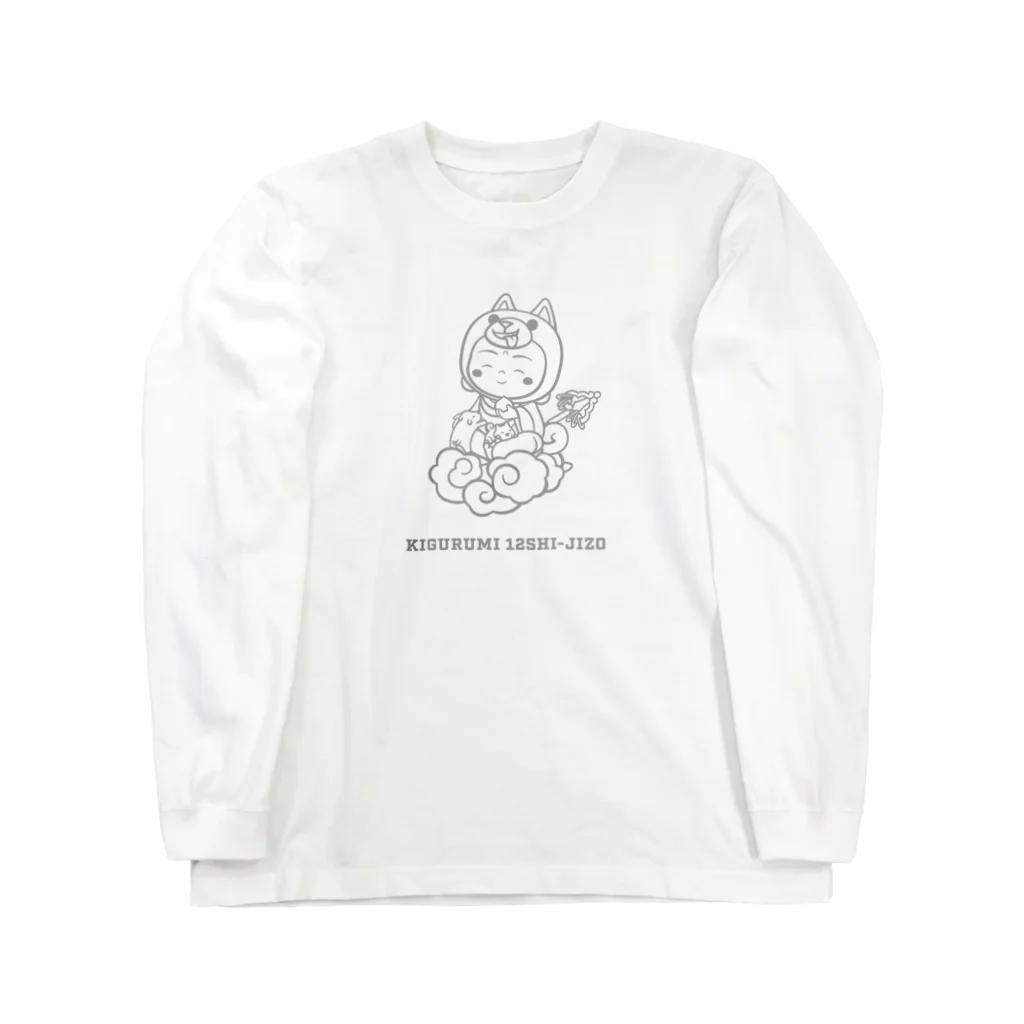 着ぐるみ地蔵 by SoReNa186の着ぐるみ 戌地蔵（雲）ｰTｰ Long Sleeve T-Shirt