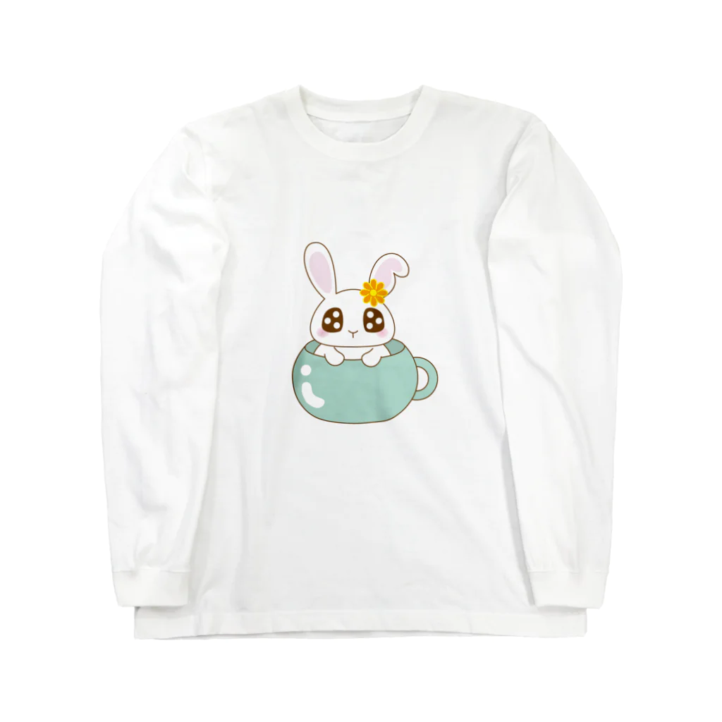 COCOROのマグカップうさぴょん ロングスリーブTシャツ