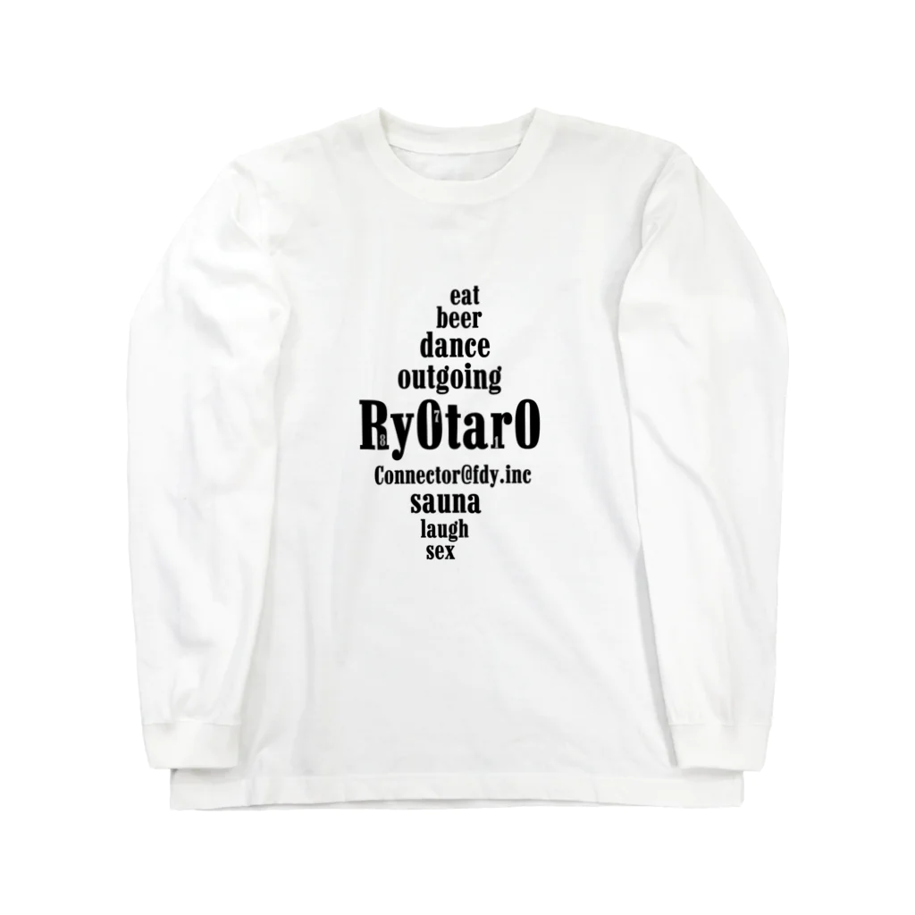 fdy.incのRy0tar0_white ロングスリーブTシャツ