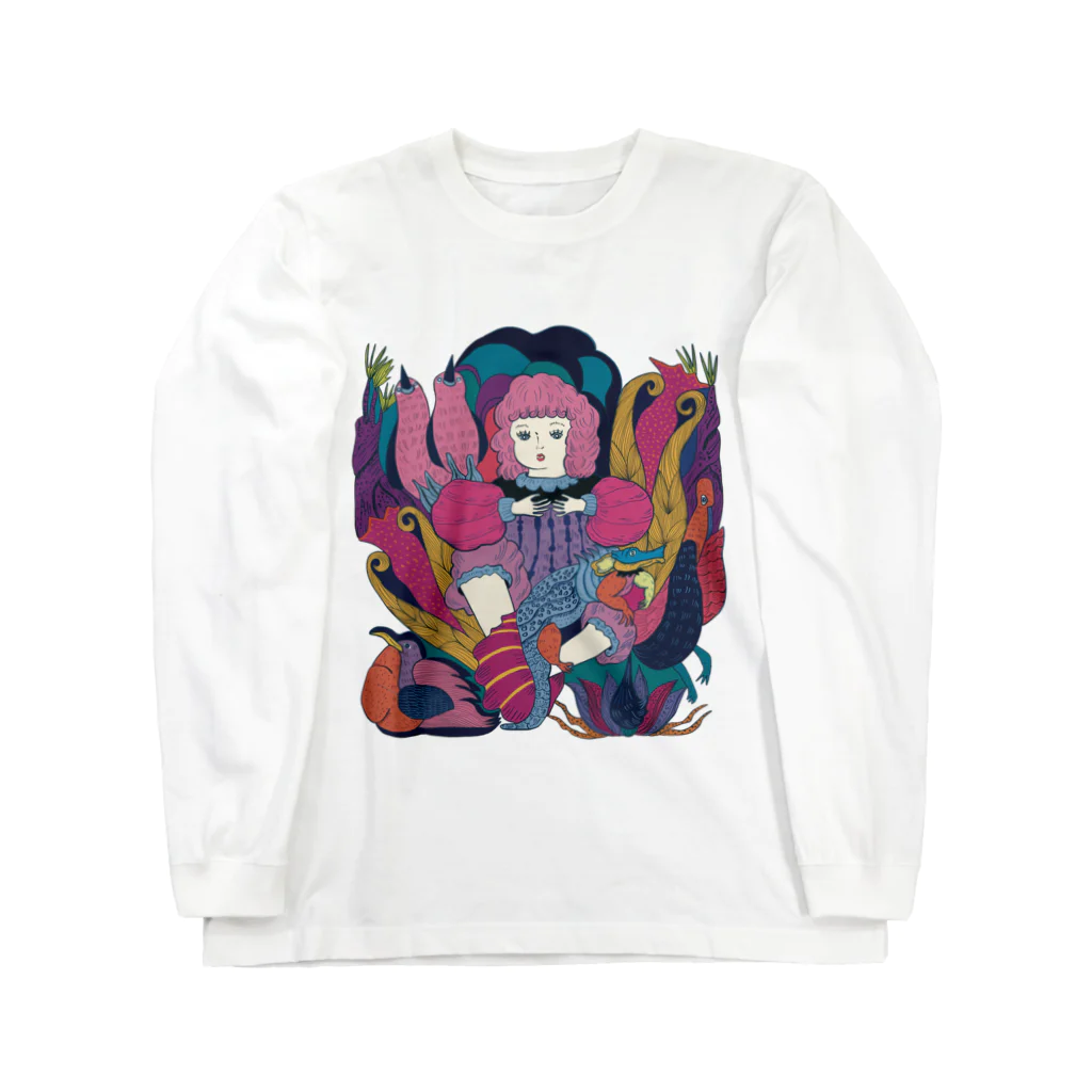 あおきさくら　の少女とイグアナ Long Sleeve T-Shirt