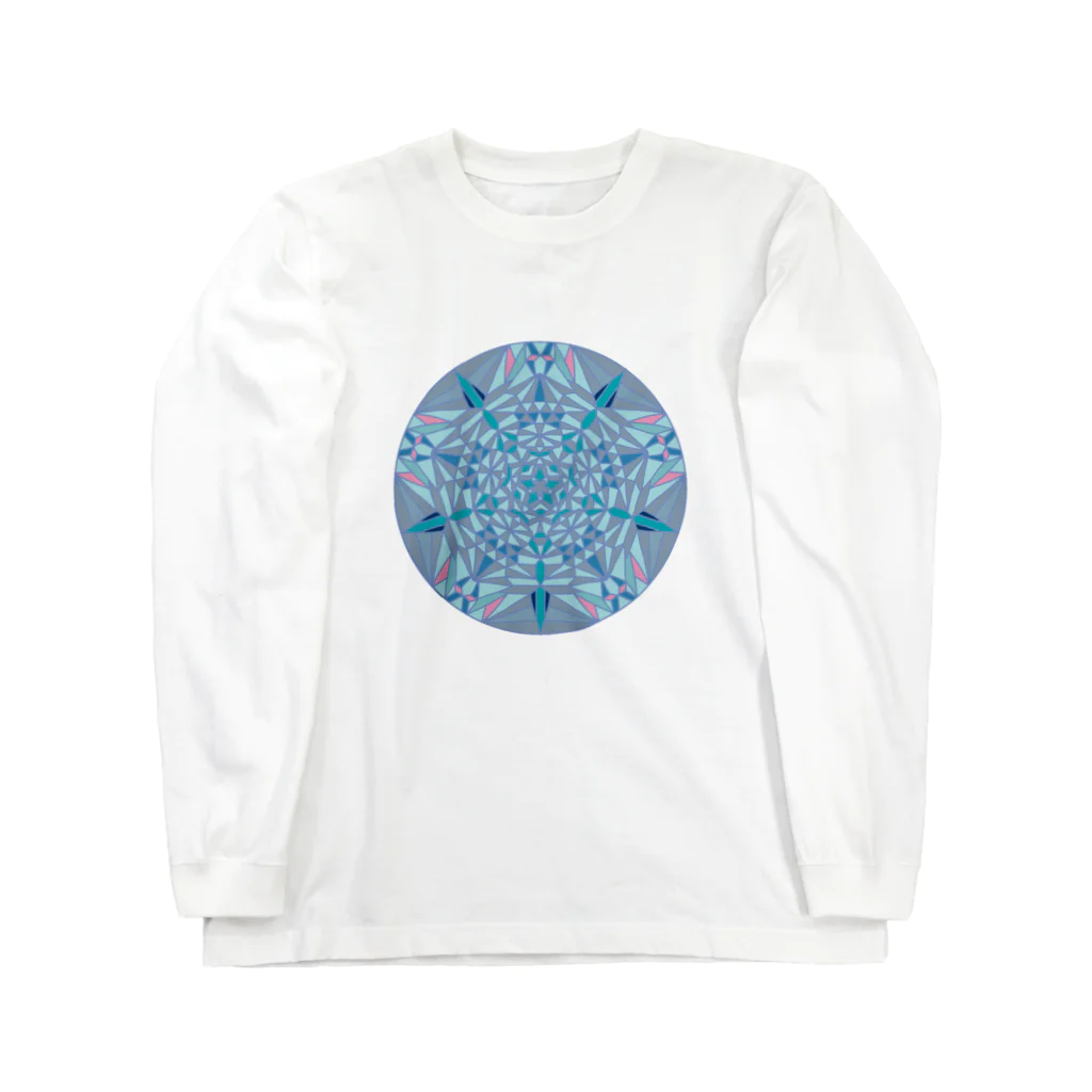 LeafCreateの静かな曼荼羅 Long Sleeve T-Shirt