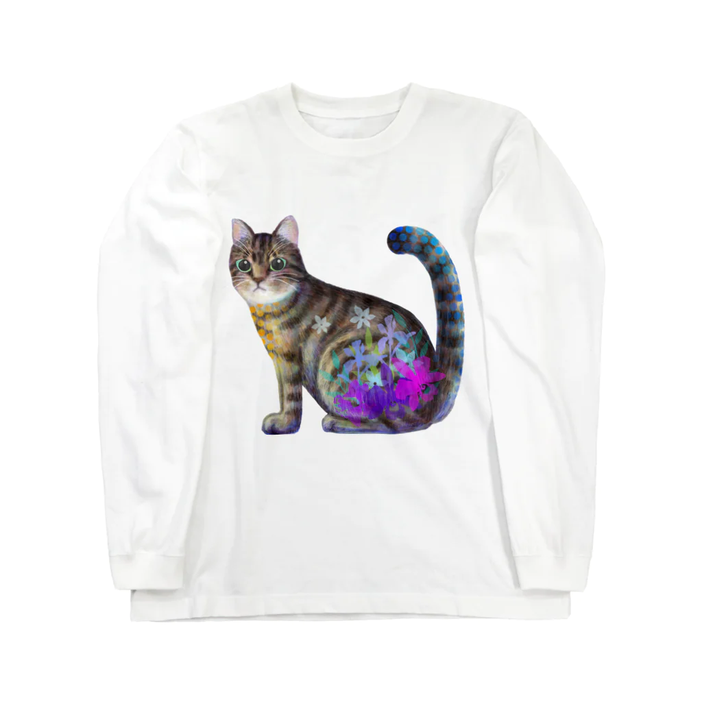 yucca-ticcaの猫 キジトラ Long Sleeve T-Shirt