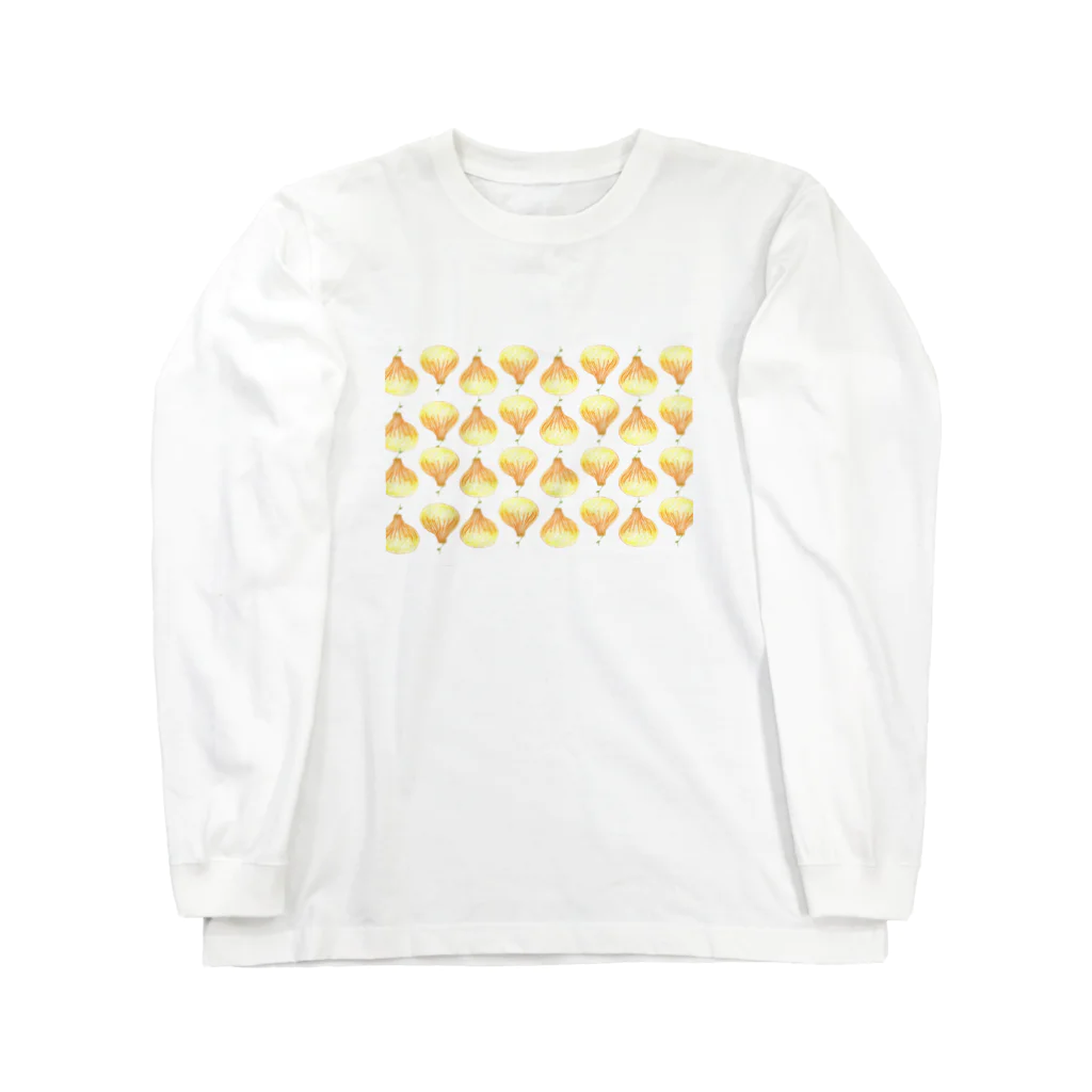 タマネギ工房のタマネギ模様 Long Sleeve T-Shirt