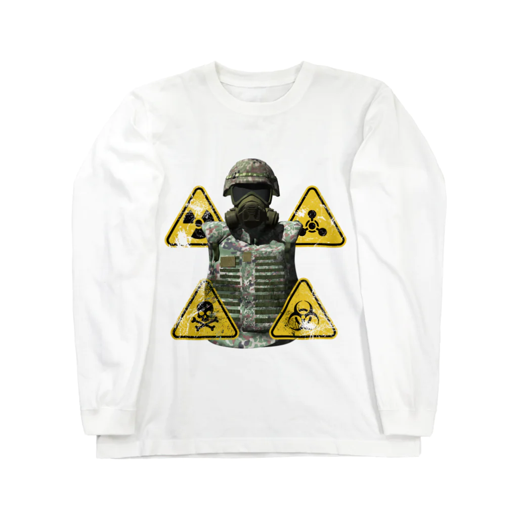 Y.T.S.D.F.Design　自衛隊関連デザインのNBC ロングスリーブTシャツ
