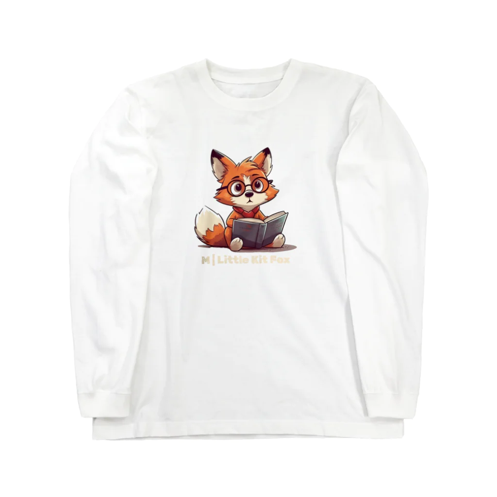 みゆみん@YouTuber ／M|Little Kit Foxの読書タイム Tシャツ Long Sleeve T-Shirt