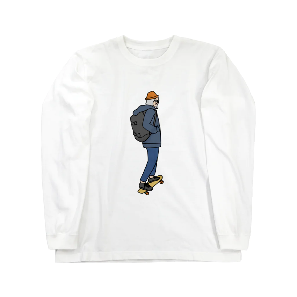Panic JunkieのOld man #7 Long Sleeve T-Shirt