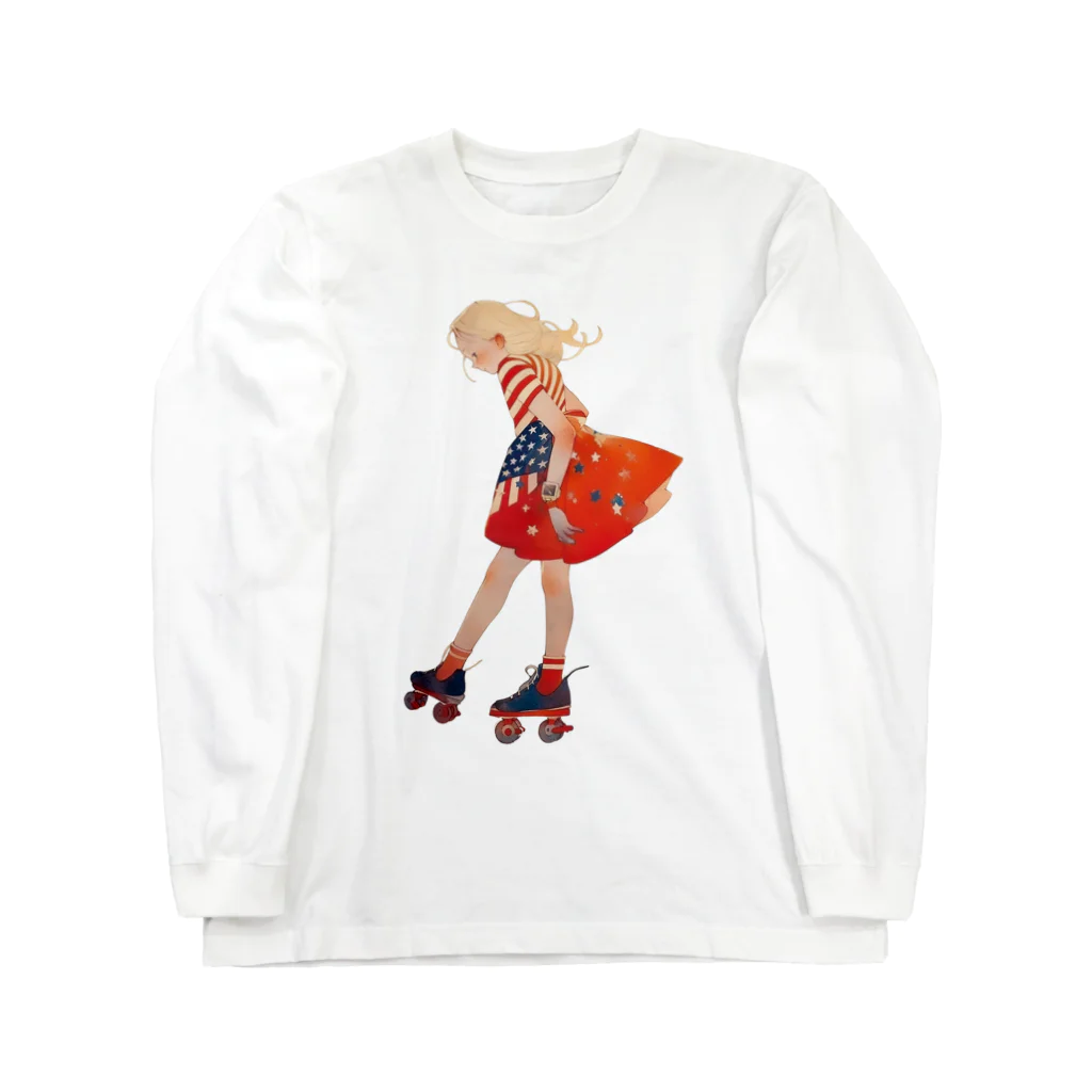 桜音ことこ企画のお気に入りのローラースケート Long Sleeve T-Shirt