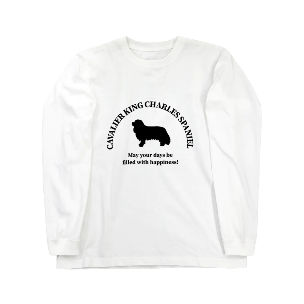 onehappinessのキャバリア 　happiness!　【One:Happiness】 Long Sleeve T-Shirt