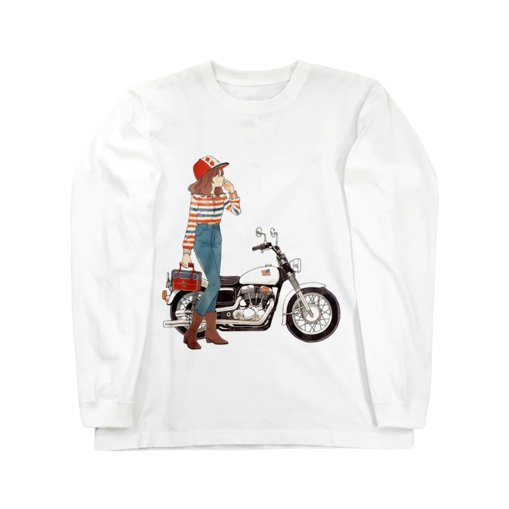 桜音ことこ企画のお気に入りのバイク Long Sleeve T-Shirt