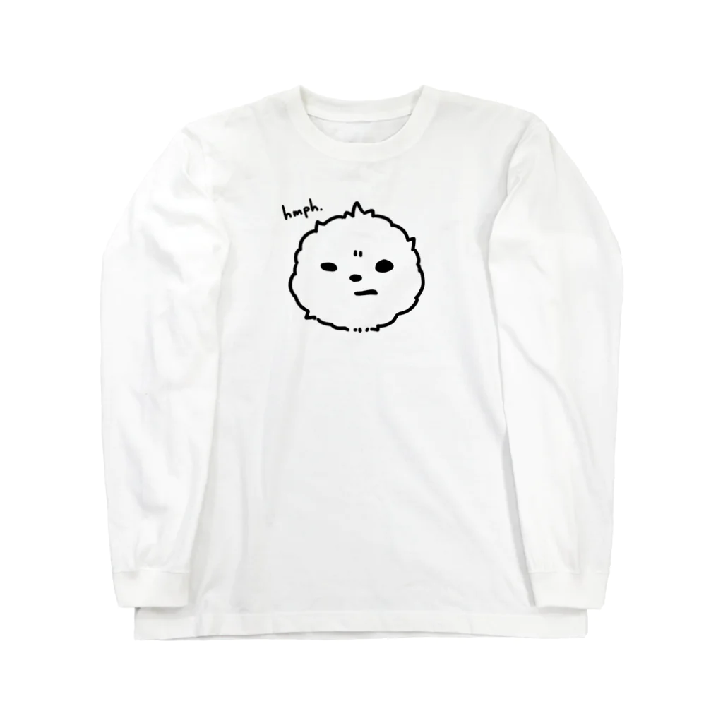 Mameyudoufuの【smol】「ふんっ」(Tシャツ) ロングスリーブTシャツ