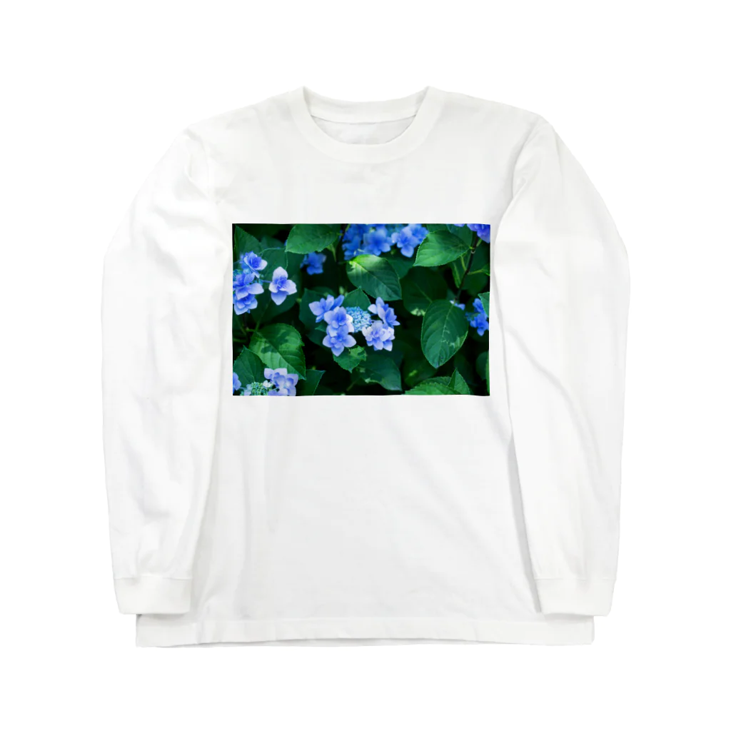 akane_art（茜音工房）の癒しの風景（アジサイ） Long Sleeve T-Shirt