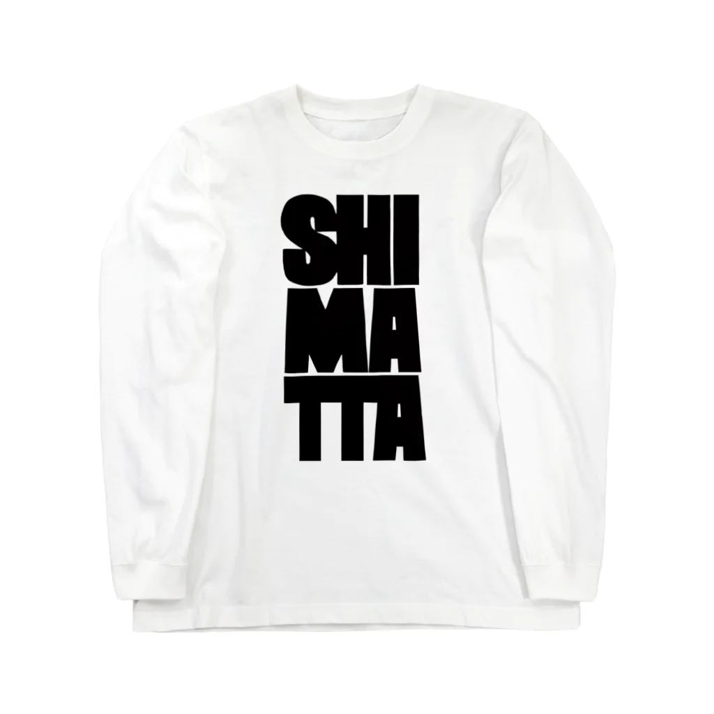 狭間商会のSHIMATTA black Long Sleeve T-Shirt