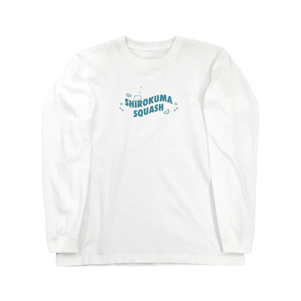 梨帆のおみせのSHIROKUMA SQUASH Long Sleeve T-Shirt