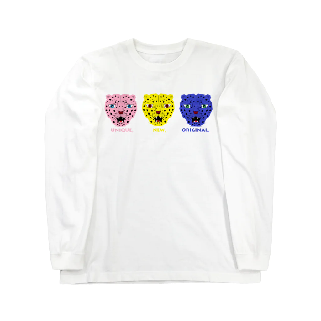 Q2 designのヒョヒョヒョウ Long Sleeve T-Shirt