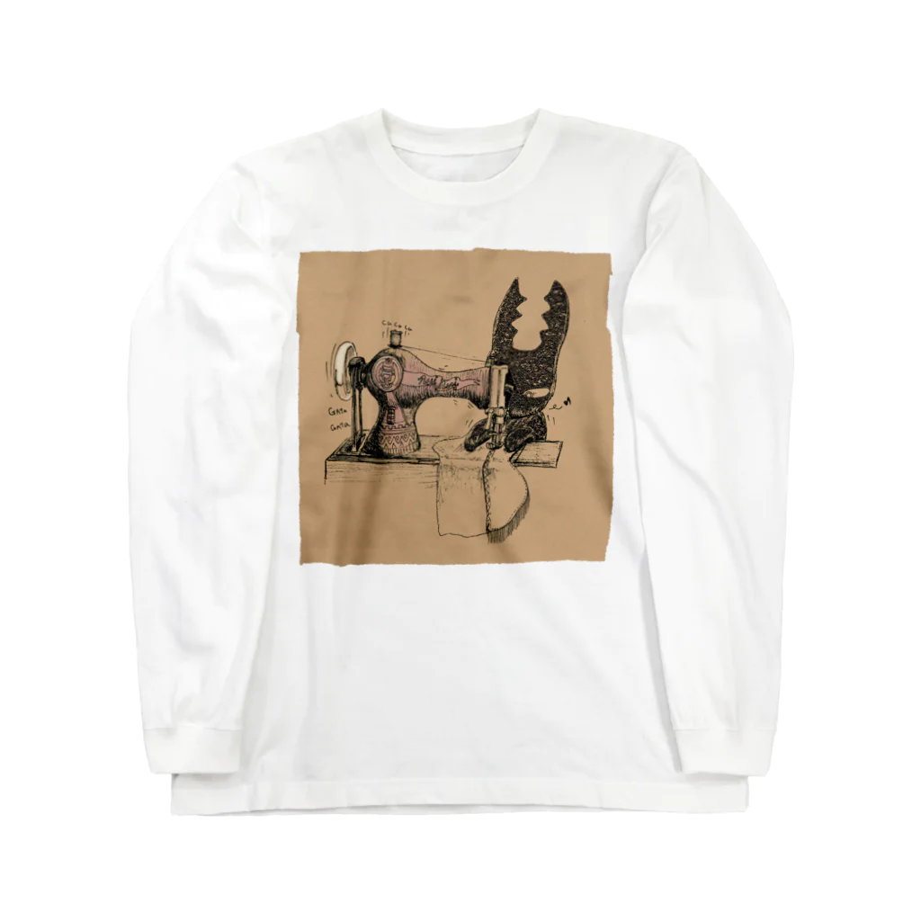 FINCH LIQUEUR RECORDSのクワガタウサギとみしん Long Sleeve T-Shirt