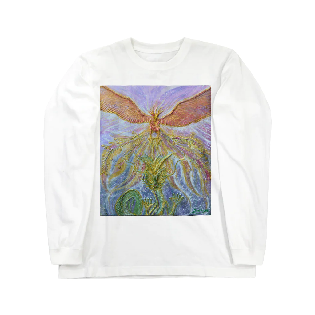 Dragon Galleryの共に生きる Long Sleeve T-Shirt