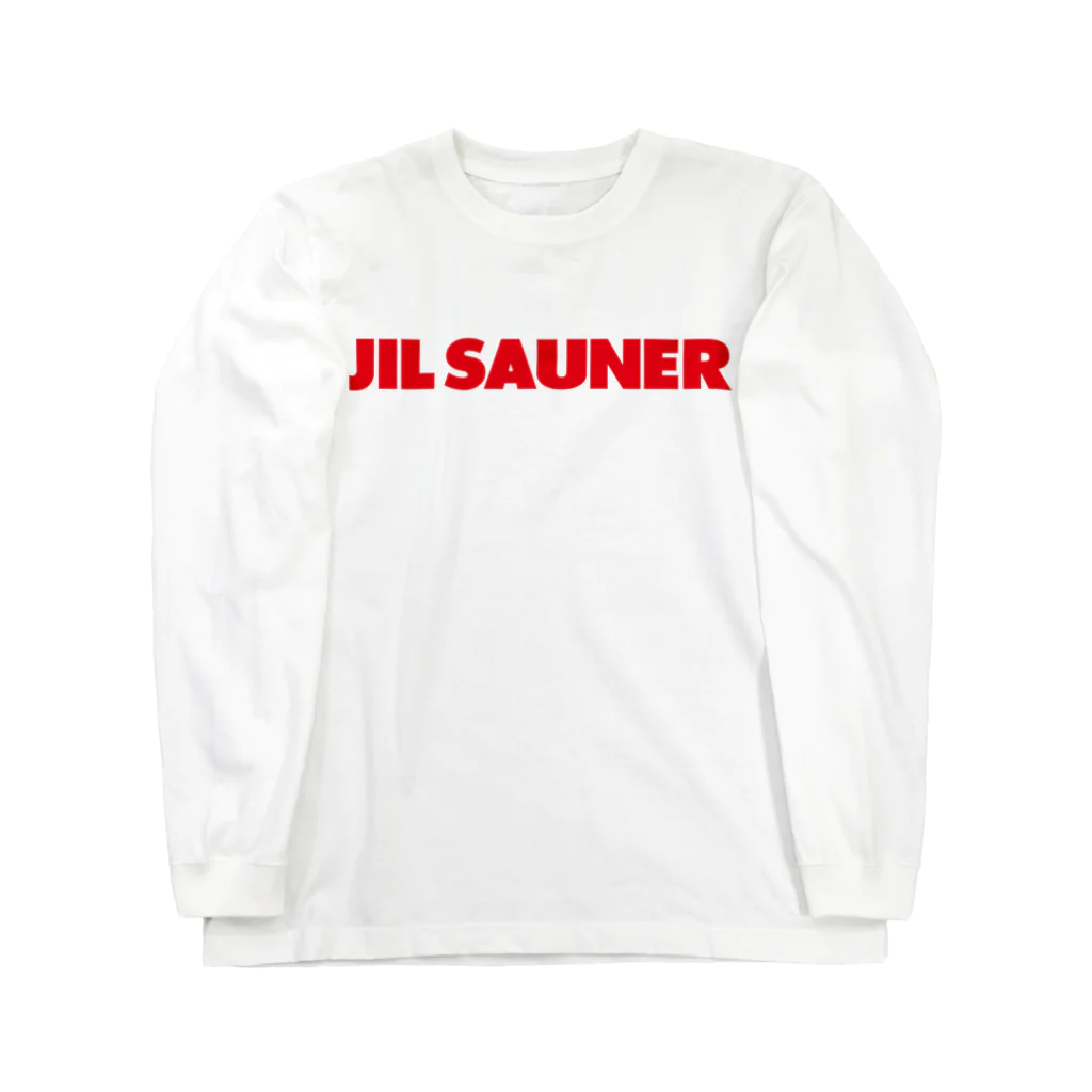 FUNNY JOKESのJIL SAUNER-ジルサウナー-赤ロゴ ロングスリーブTシャツ