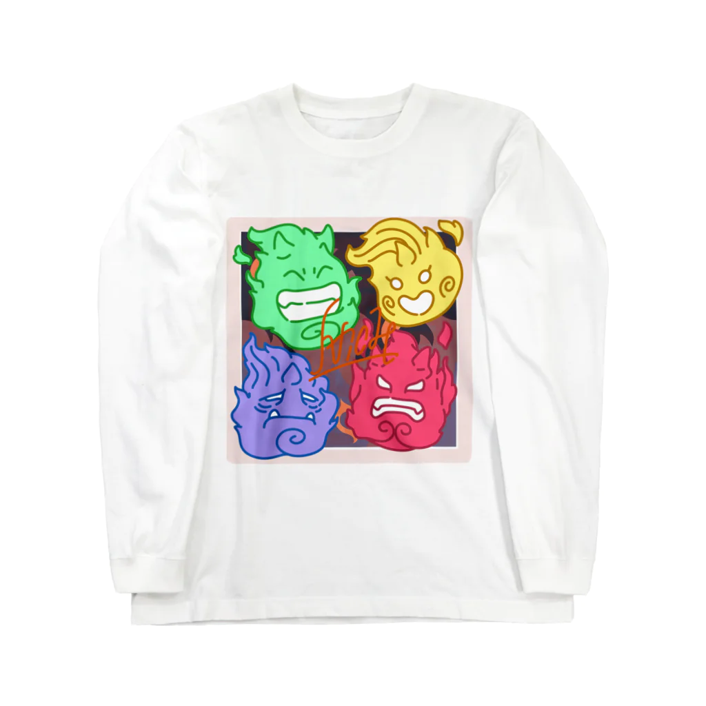 Nicholas illust work の鬼火　おにび Long Sleeve T-Shirt