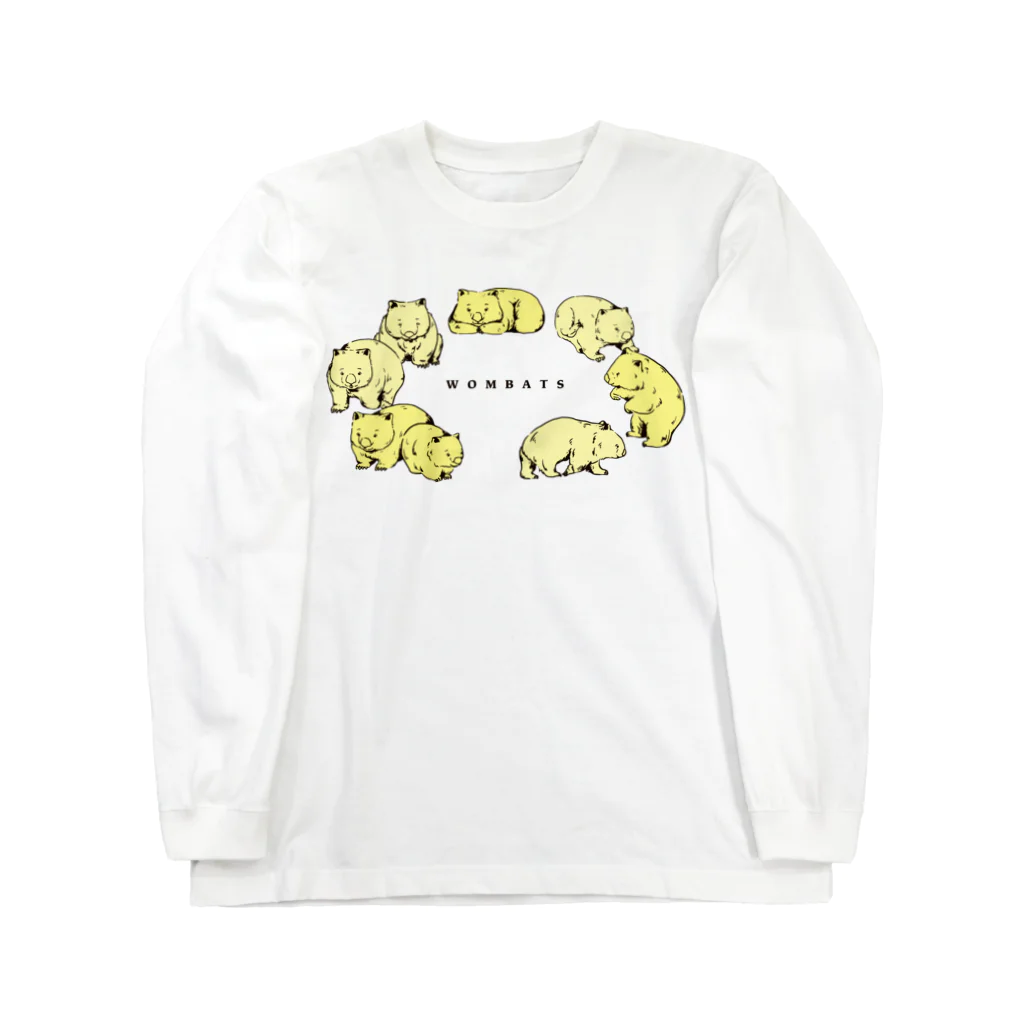 WOMBAT LOVERS CLUBのウォンバットがいっぱい Long Sleeve T-Shirt