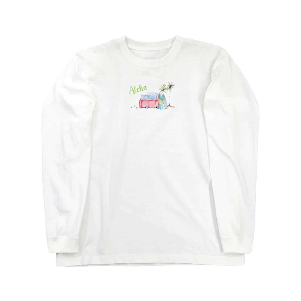 Luanaの夏の海～サーフィン Long Sleeve T-Shirt