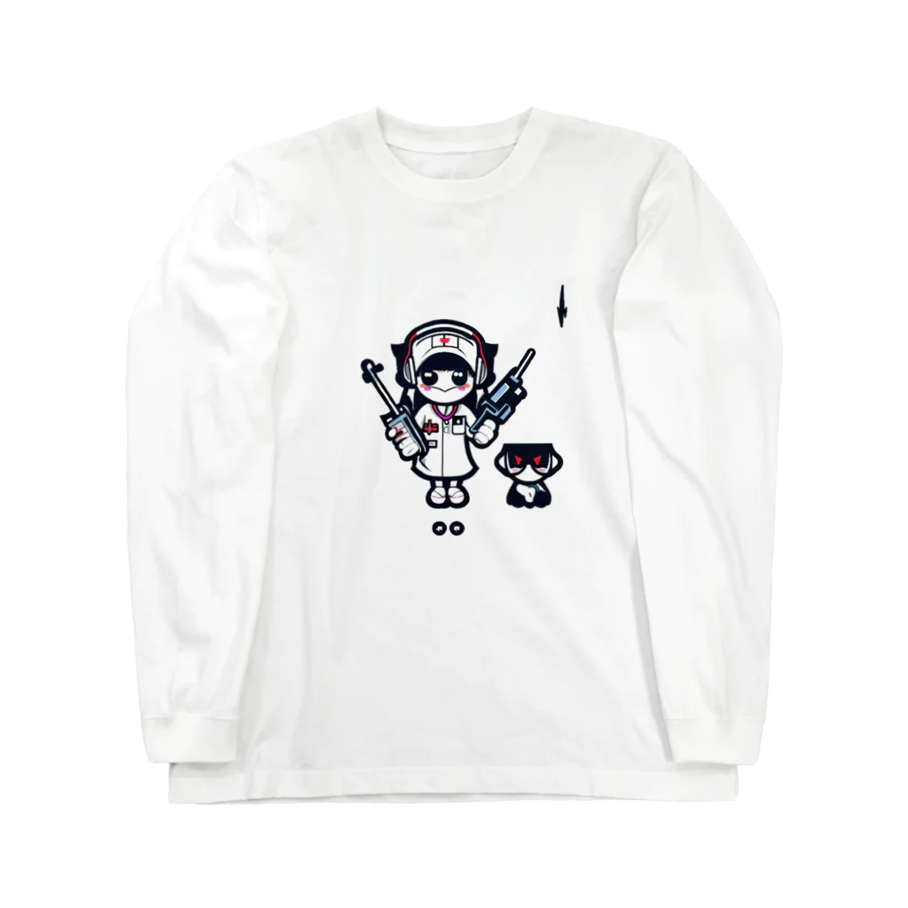 CuteCombatのCuteCombat_nurse(ナース)_ver.002 Long Sleeve T-Shirt