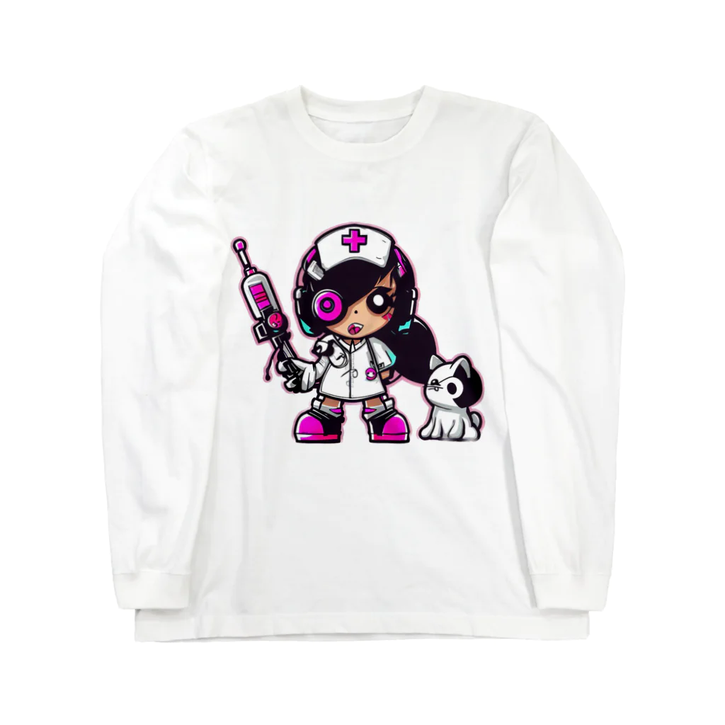 CuteCombatのCuteCombat_nurse(ナース)_ver.003 Long Sleeve T-Shirt