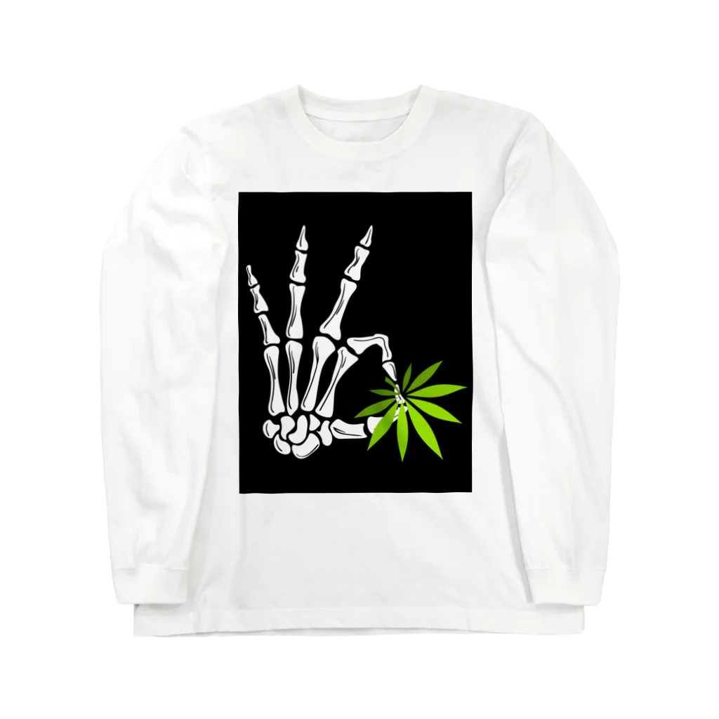 m4のスカル Long Sleeve T-Shirt