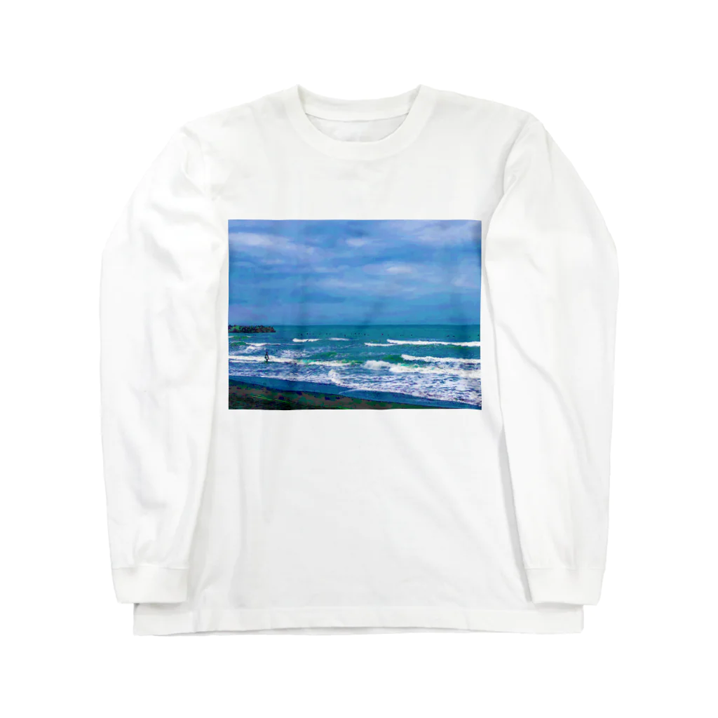 ピヨデザインのICHINOMIYA 海 Long Sleeve T-Shirt