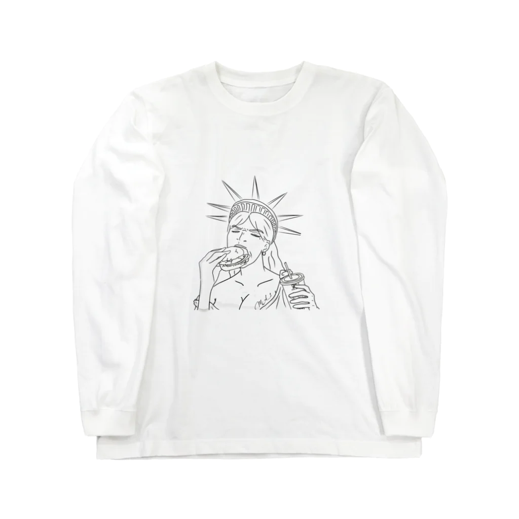 M.aphのMA-1 Statue of Liberty ロングスリーブTシャツ