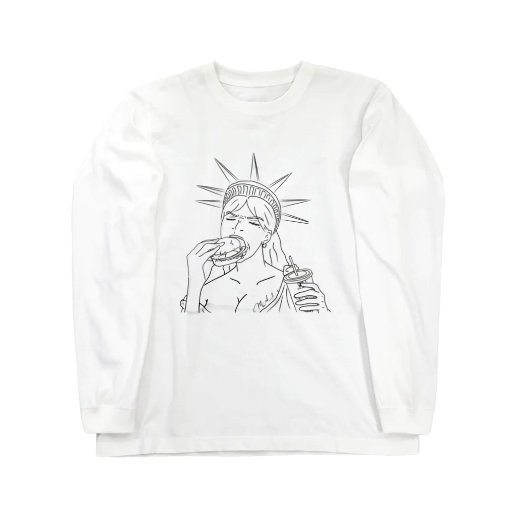 M.aphのMA-1 Statue of Liberty ロングスリーブTシャツ