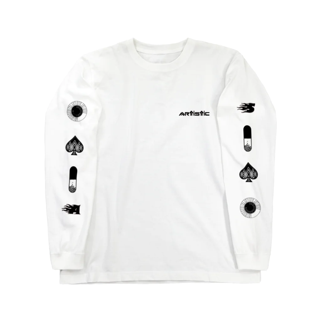 ARTISTICのサイドロゴ　ロンT Long Sleeve T-Shirt