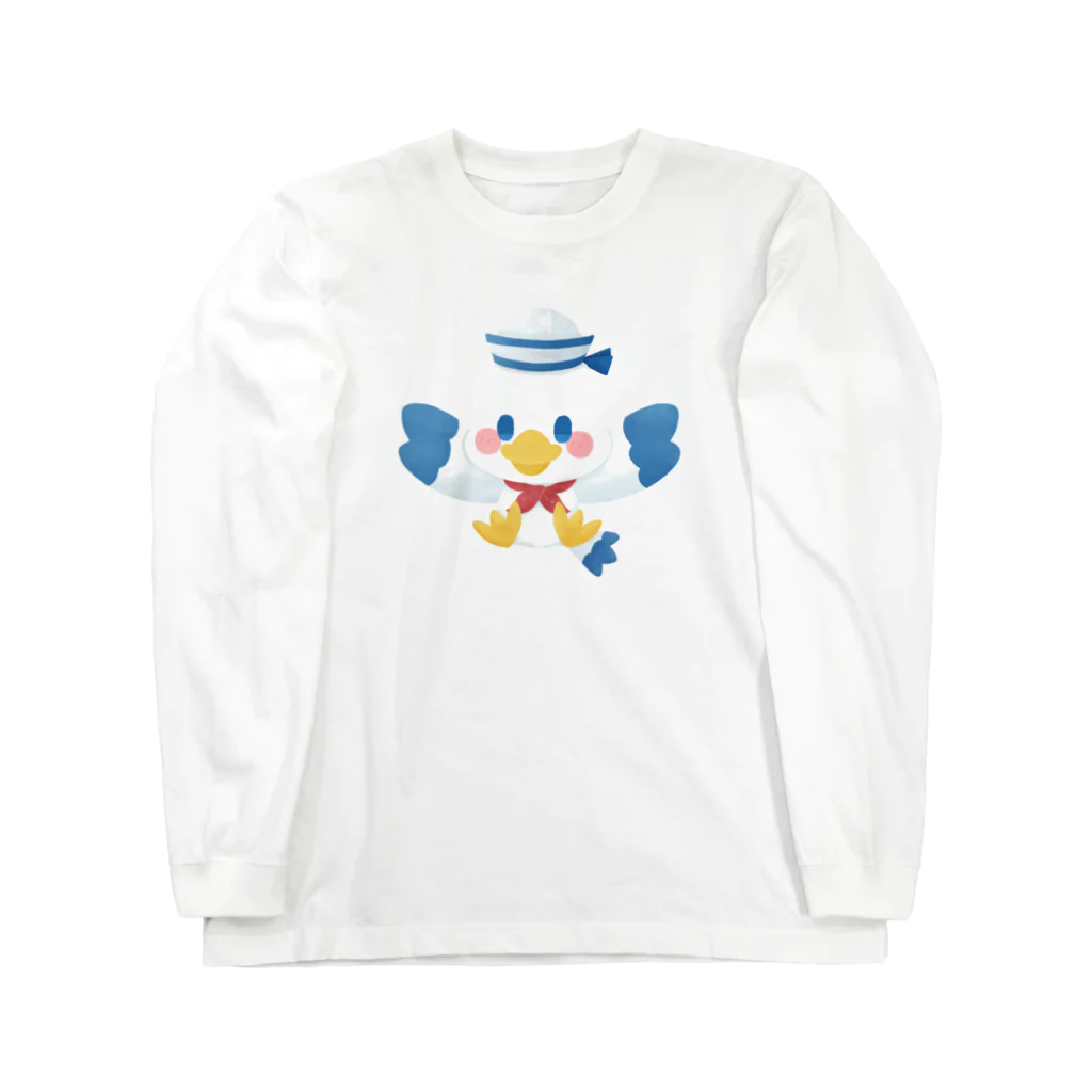 レタ(LETA)のカモメの水平さん Long Sleeve T-Shirt