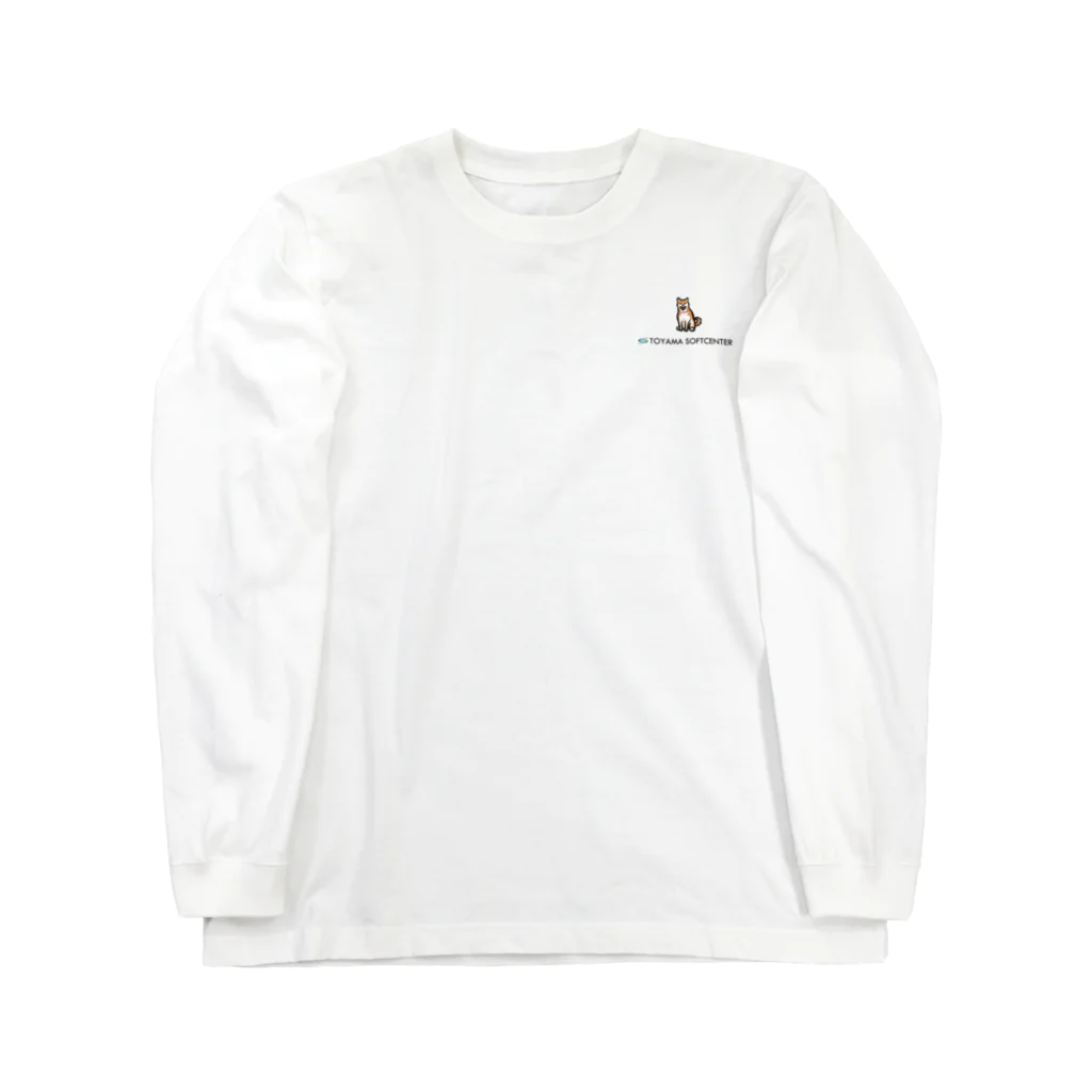 とやまソフトセンターの柴と軽トラ（前後レトロポップ①）by kayaman Long Sleeve T-Shirt