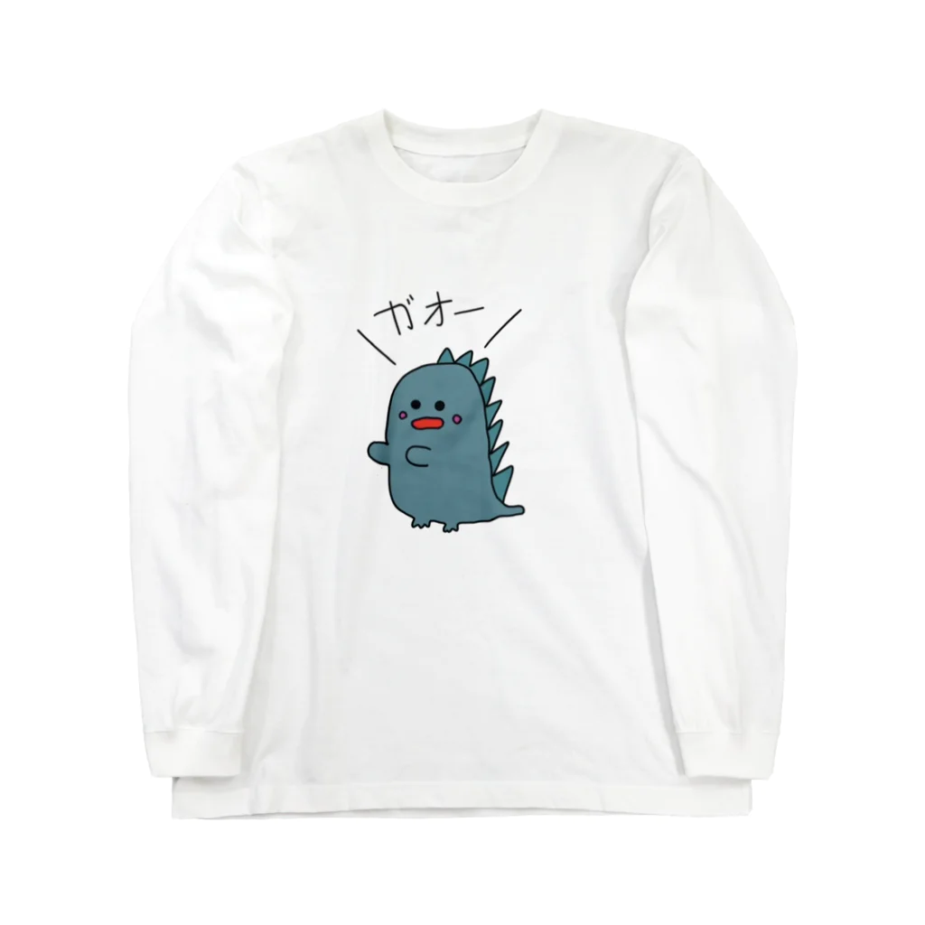 タキタキの怪獣ゴンのガオーTシャツ Long Sleeve T-Shirt