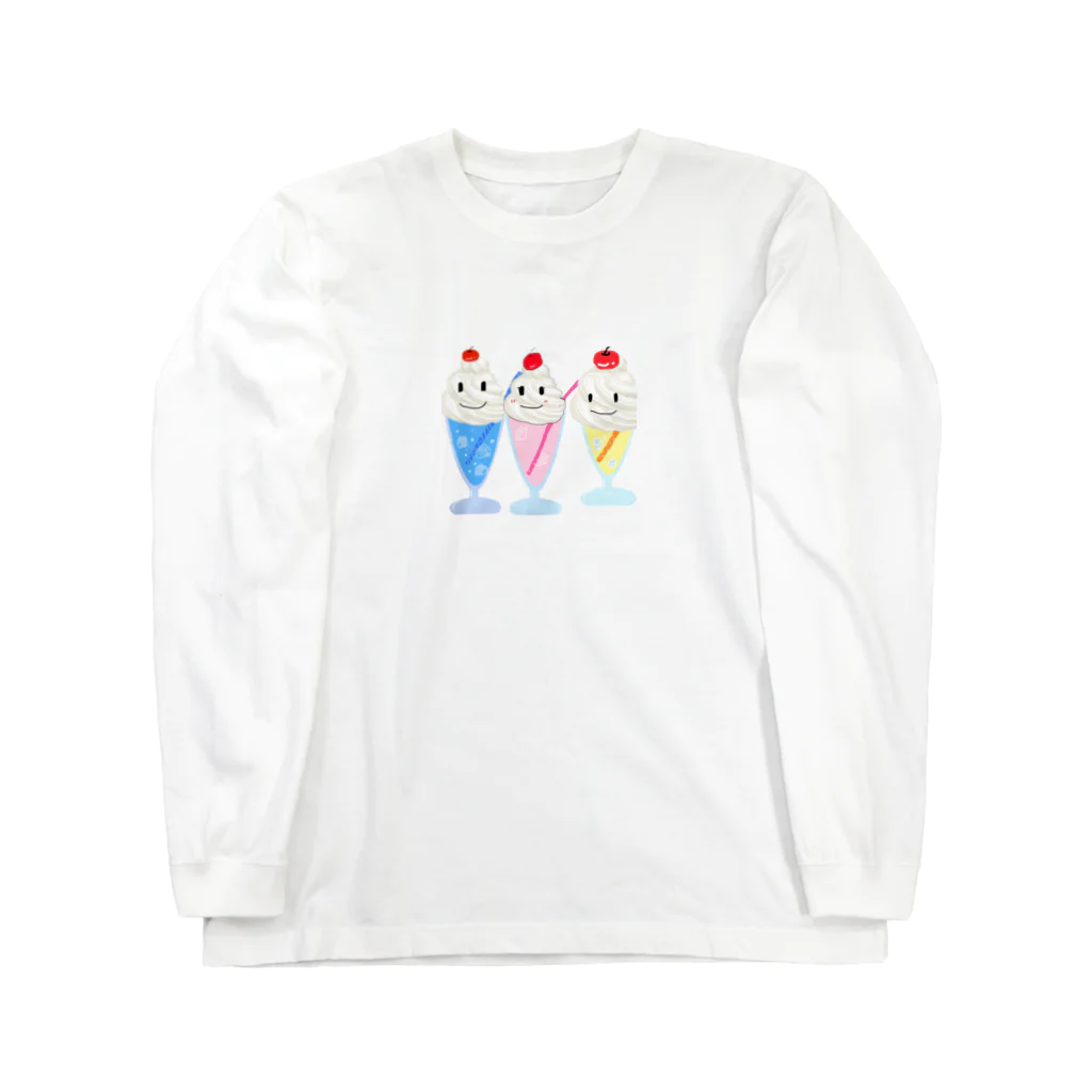 chiro&kuroのクリームソーダー三兄弟 Long Sleeve T-Shirt