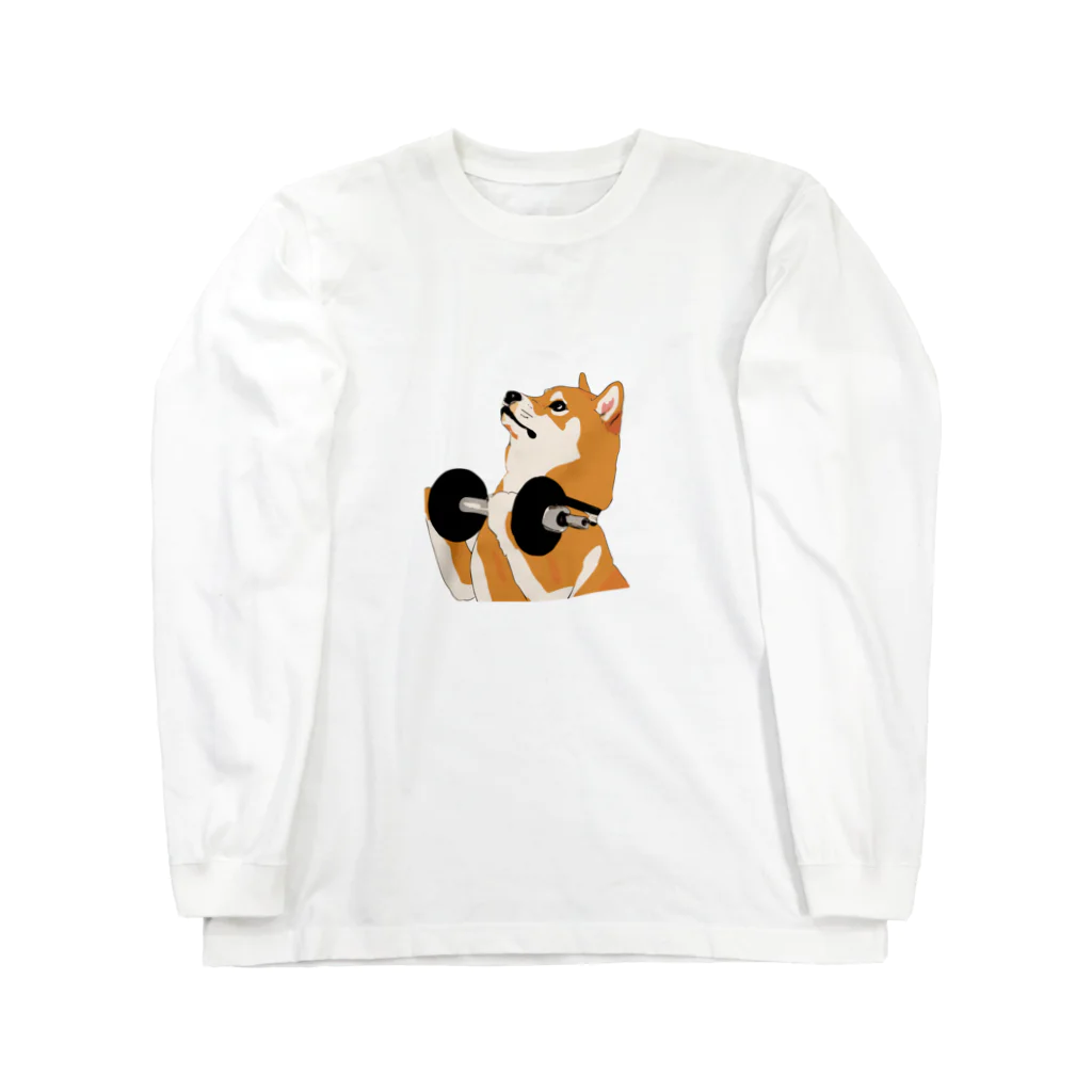 パンプアップ柴Hachiのパンプアップ柴Hachi Long Sleeve T-Shirt