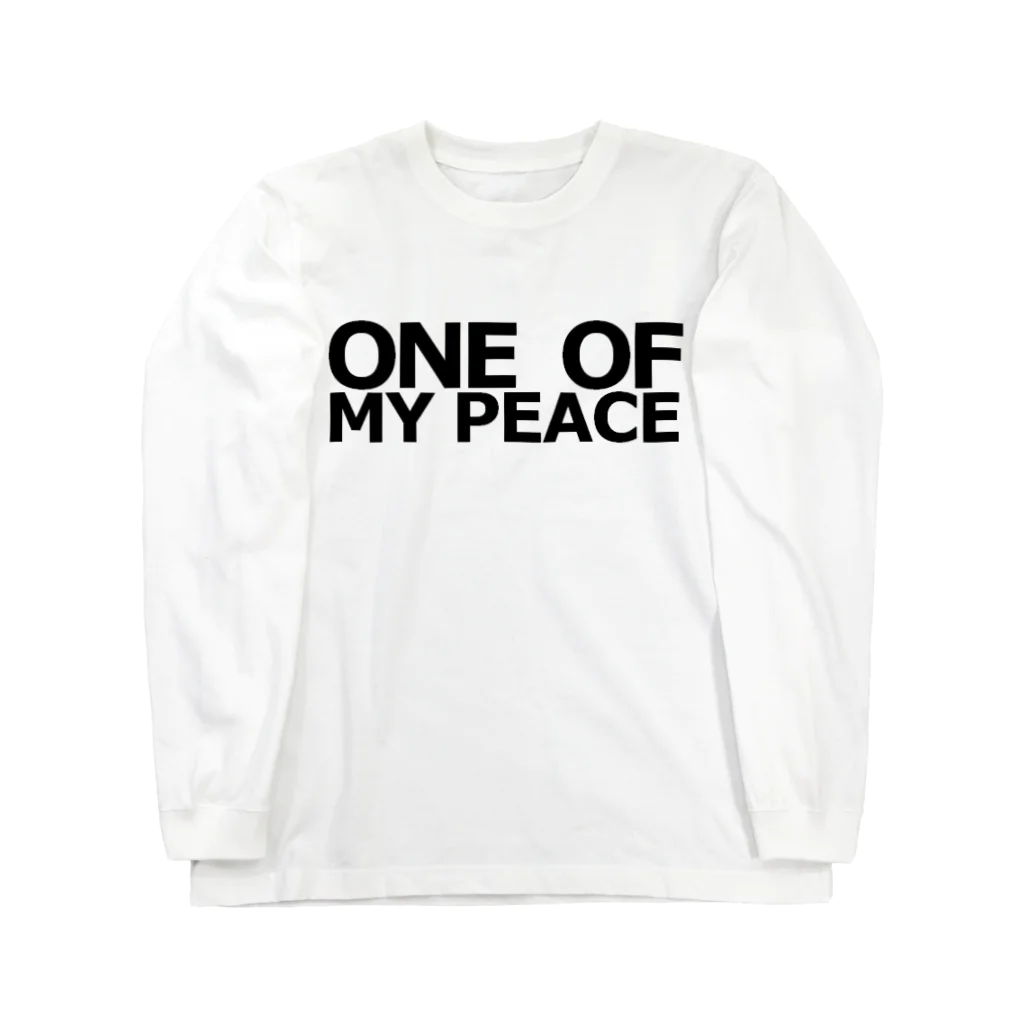 WAVVO ShopのONE OF MY PEACE ロングスリーブTシャツ