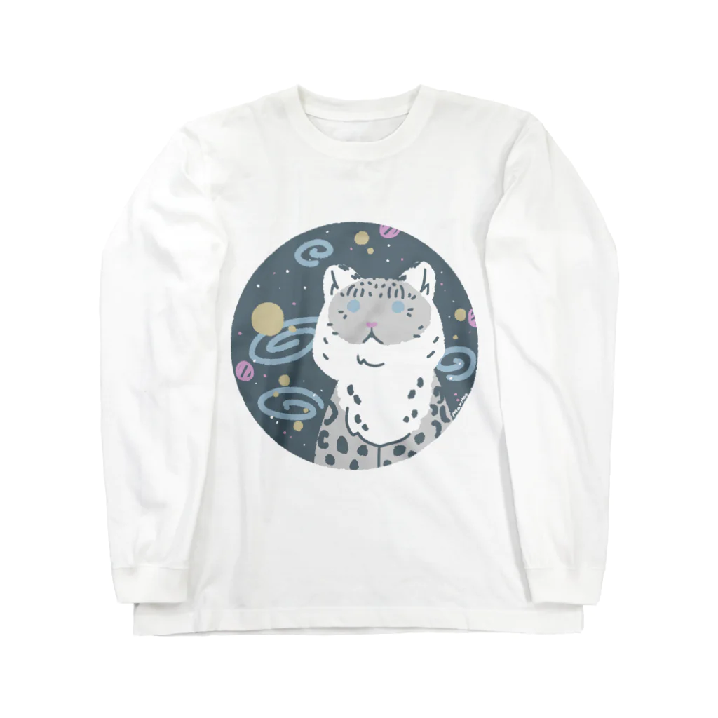 まりもの宇宙ユキヒョウ Long Sleeve T-Shirt