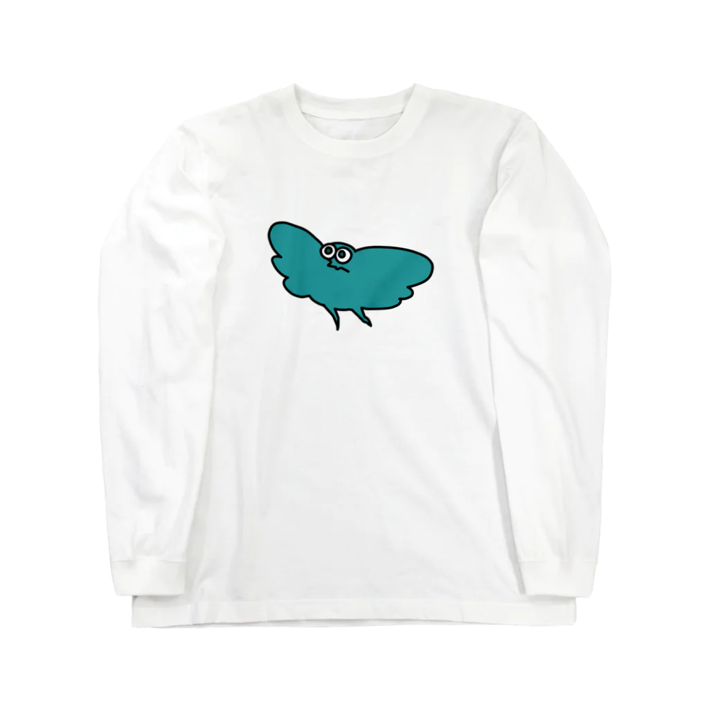 だんごむしちぁんのあおいろモスマン Long Sleeve T-Shirt