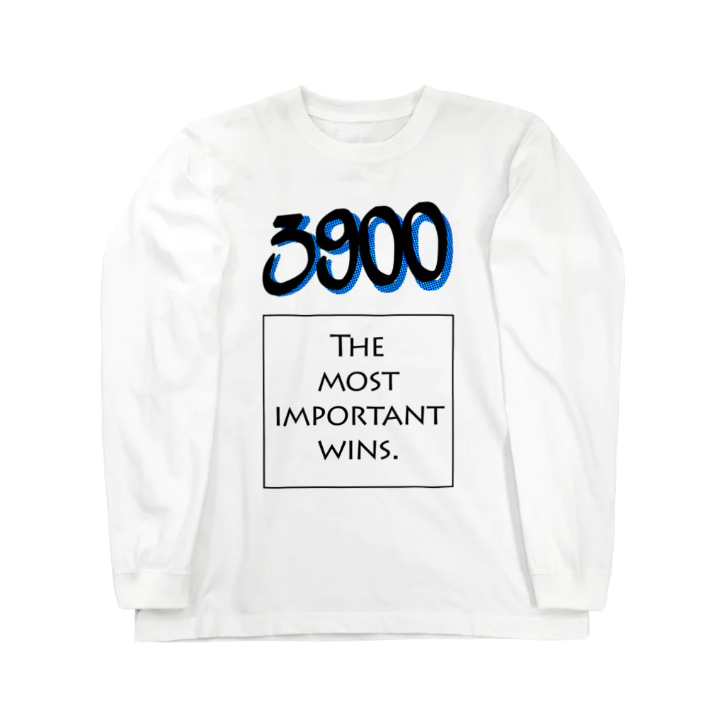 #wlmのPOINTS - 3900 Blue ロングスリーブTシャツ