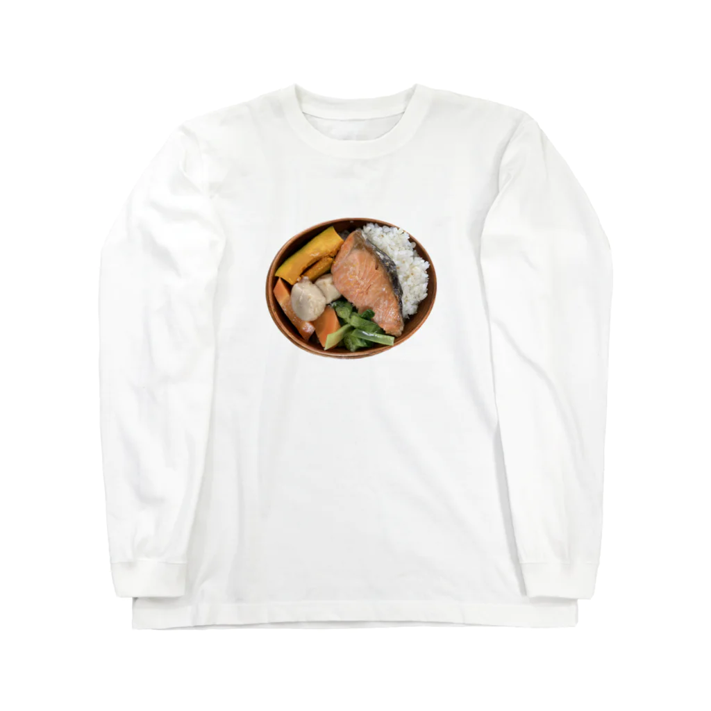 J's laboratoryのシャケ弁当 Long Sleeve T-Shirt