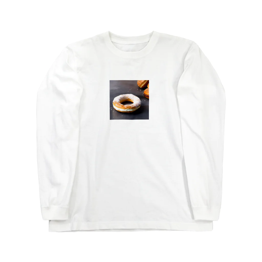 真希ショップの美味しそうなドーナツのグッズ Long Sleeve T-Shirt