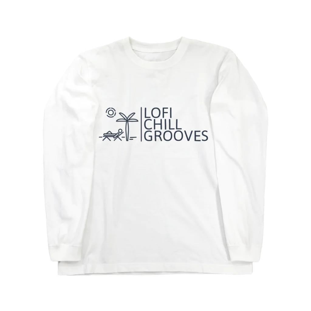 Lofi_Chill_GroovesのLofi Chill Grooves ロングスリーブTシャツ
