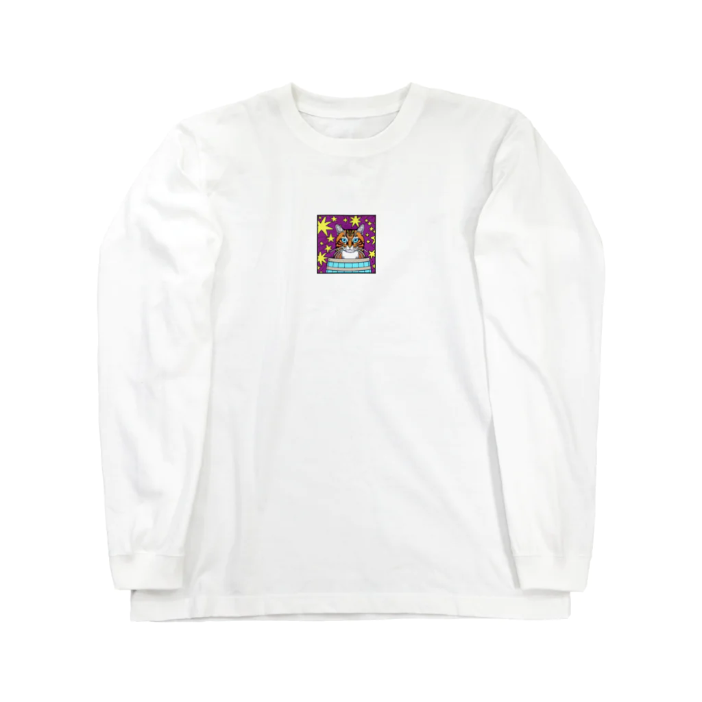 ウイスキーとくらすのウイスキーキャット Long Sleeve T-Shirt