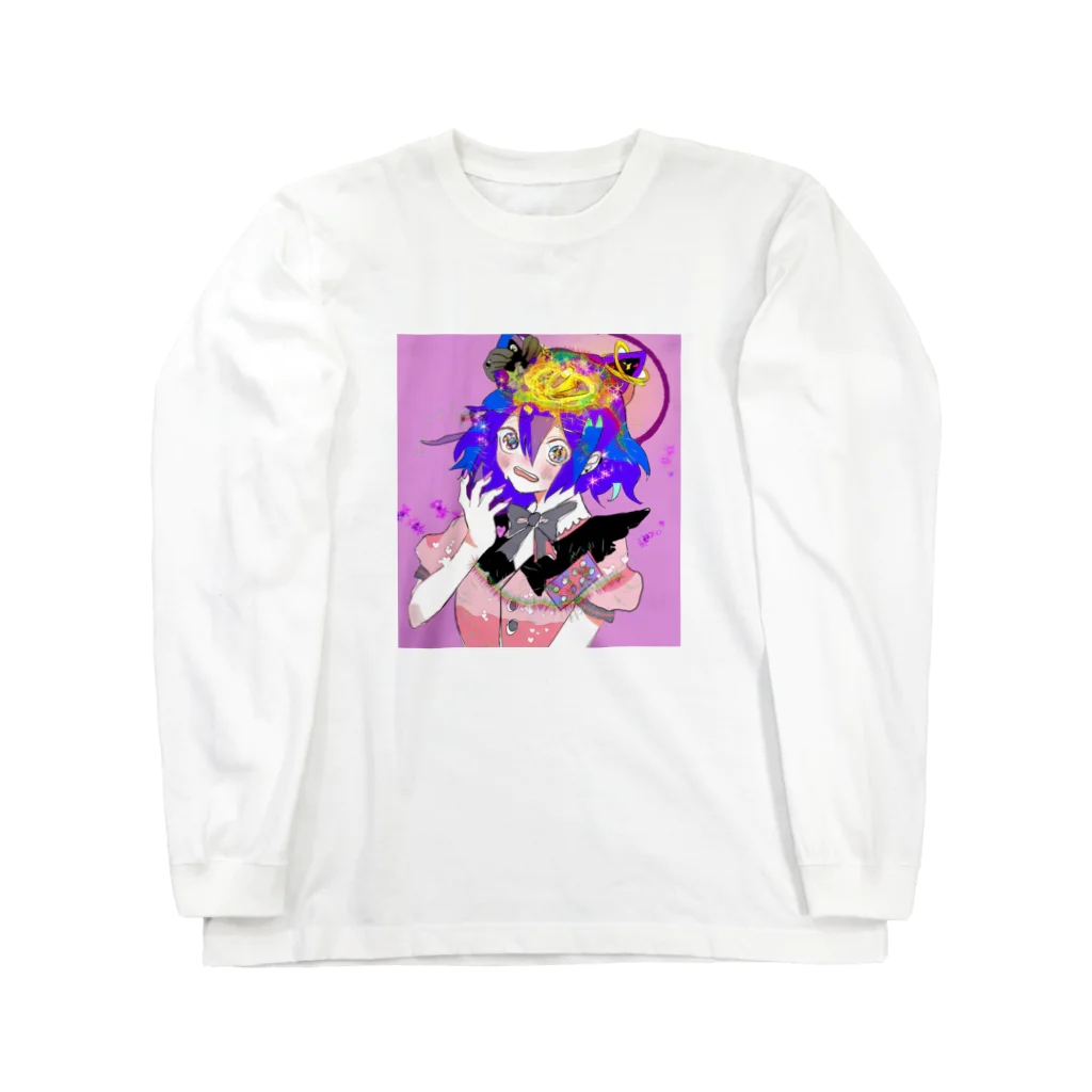 _a888popuriのサイケキュート Long Sleeve T-Shirt