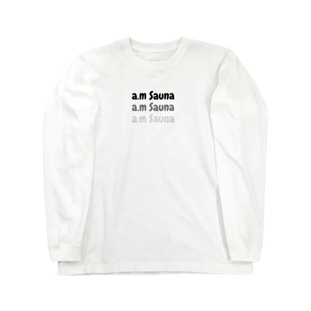 a.m Saunaの🌿『a.m Sauna』🌿 ロングスリーブTシャツ