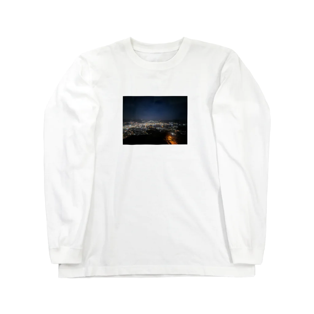 cre_tatsuの夜景ファッション - エレガントで洗練された夜のスタイル Long Sleeve T-Shirt