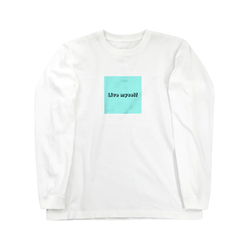 Billion HackのLive myself ロングスリーブTシャツ